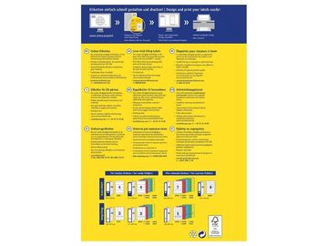 Avery Zweckform Aktenordner Avery Zweckform Ordneretiketten 34 x 192 mm, 200 S