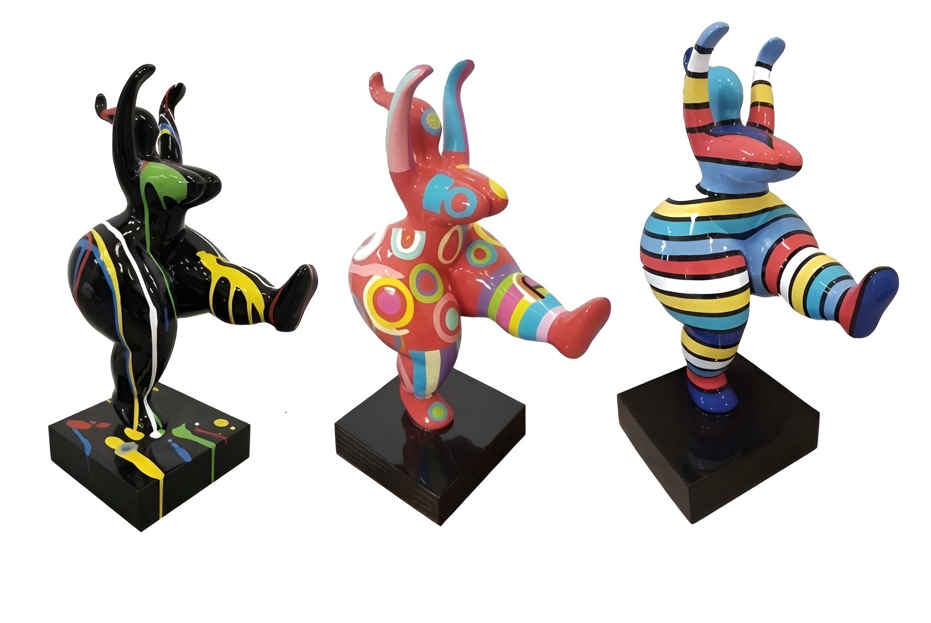 Xlmoebel Dekofigur Abstrakte Design Figuren Kunst Skulptur XXL 85 cm Garten, Made in Europa