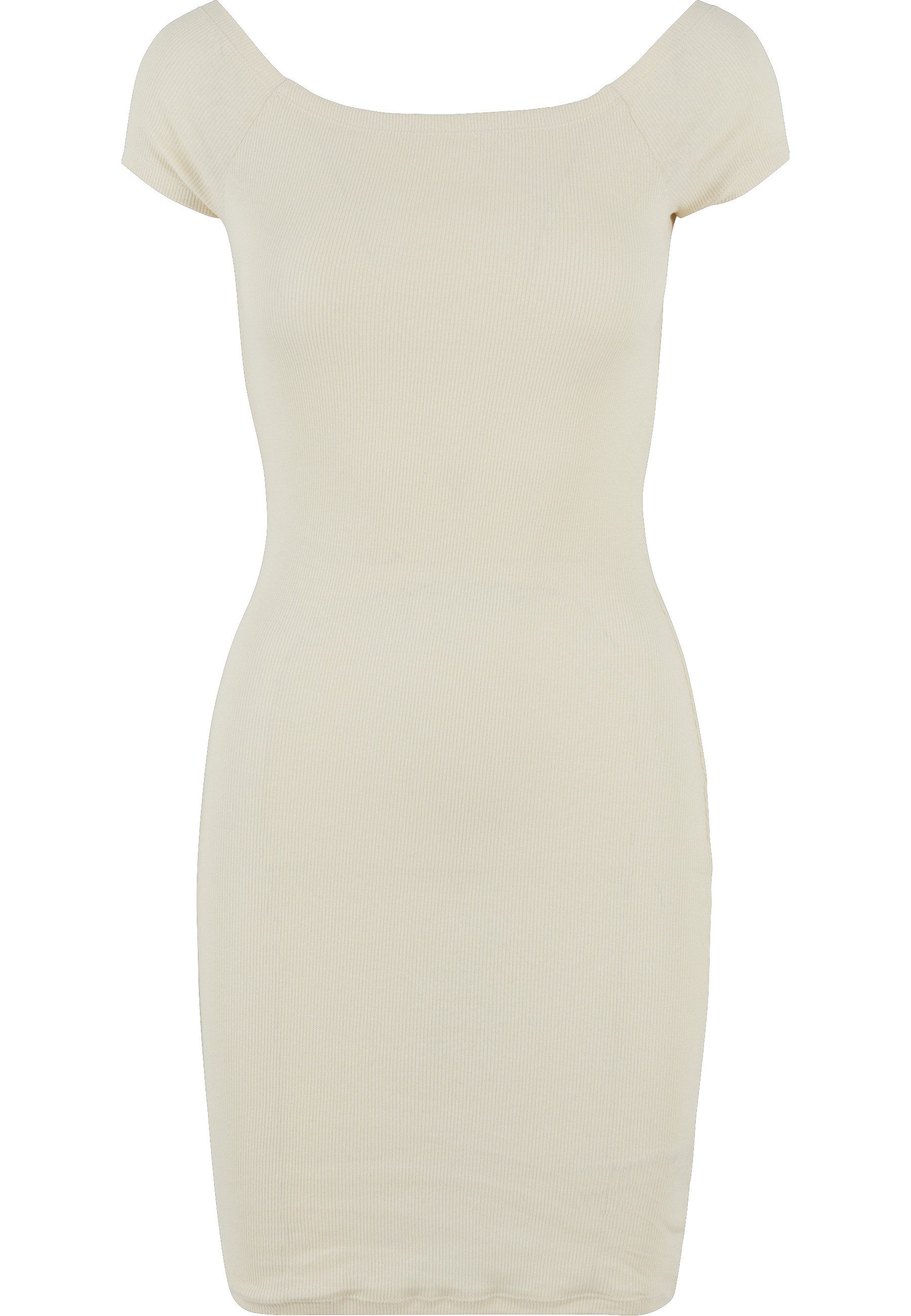 Shirtkleid Urban Classics Damen Ladies Off Shoulder Rib Dress