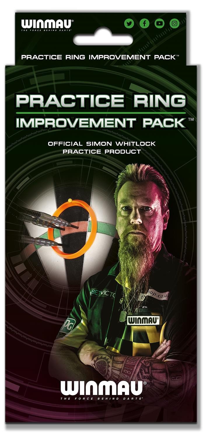 Winmau Dartscheibe Simon Whitlock Practice Rings-Trainingsringe 8415, Dart Darts Training Ringe