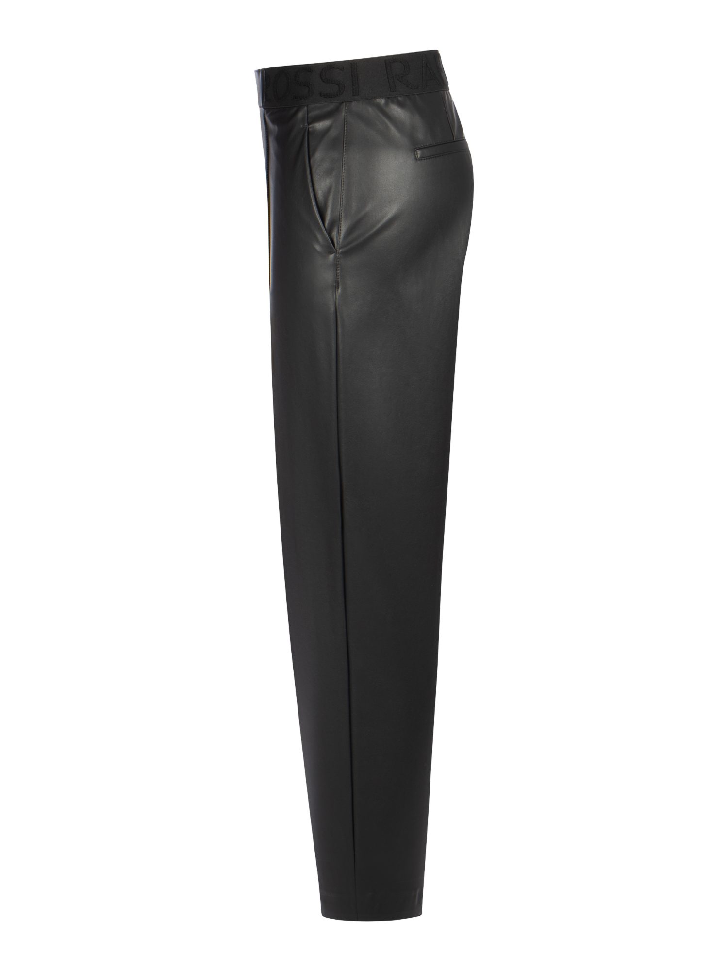 Raffaello Rossi Stoffhose schwarz, Casual, Polyamid, Unifarben, Slim Fit, Mittel