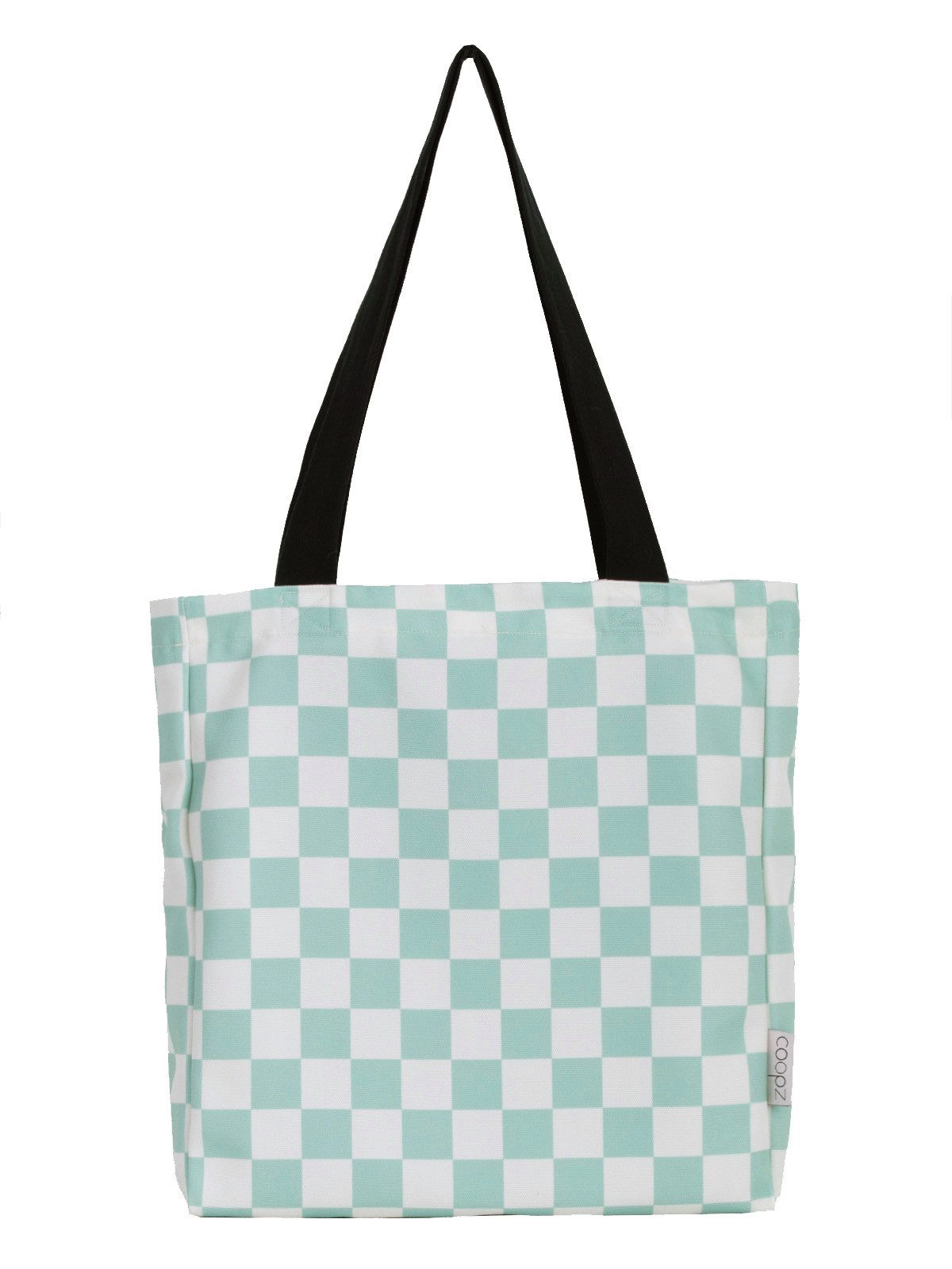 coopz Shopper coopz Shopper - Kariert Mint/ Off-White