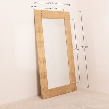 Aesthetic Living Wandspiegel Rechteckiger Wandspiegel aus Holz (100x180 cm) Ati