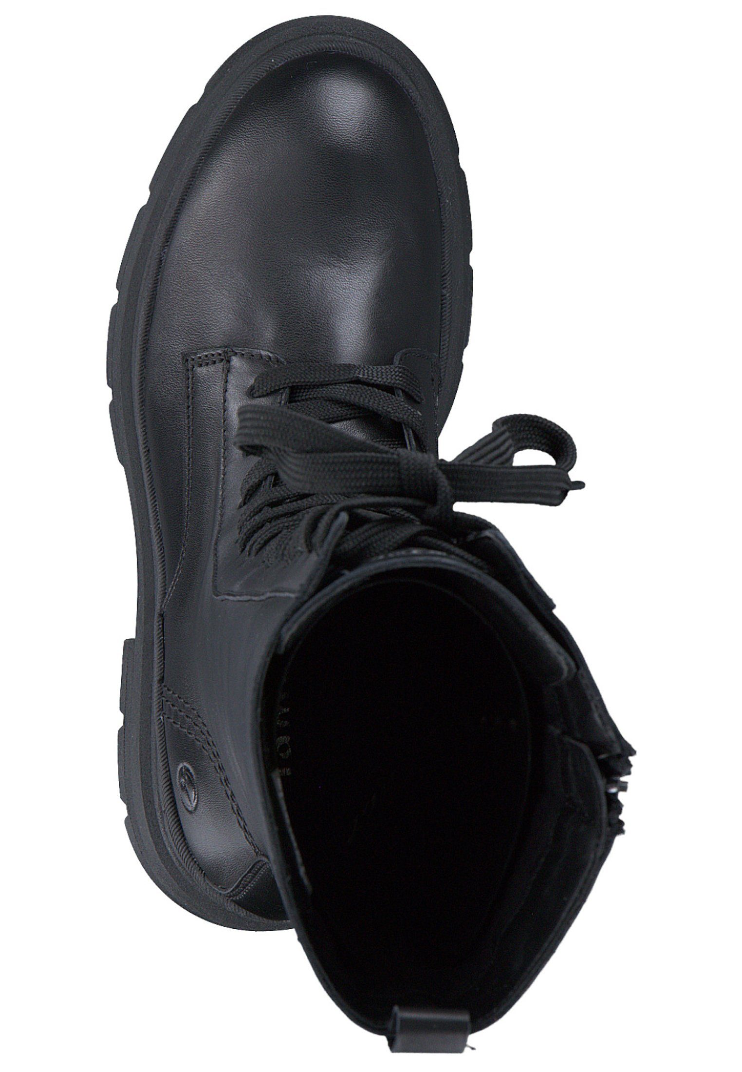 Tamaris 1-25212-29 LEATHER) Schwarz Stiefel (BLACK 003 Black Leather