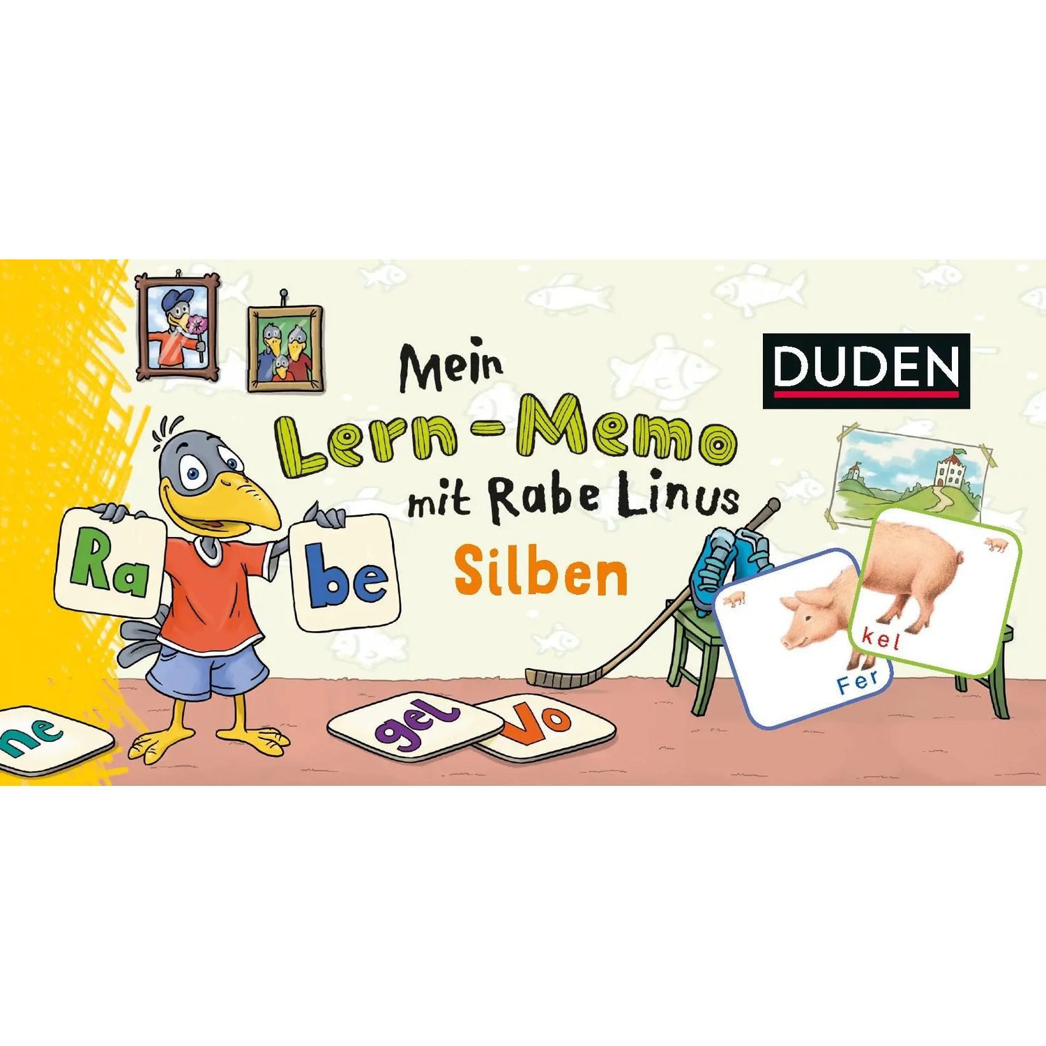Duden Spiel Mein Lern-Memo mit Rabe Linus - Silben