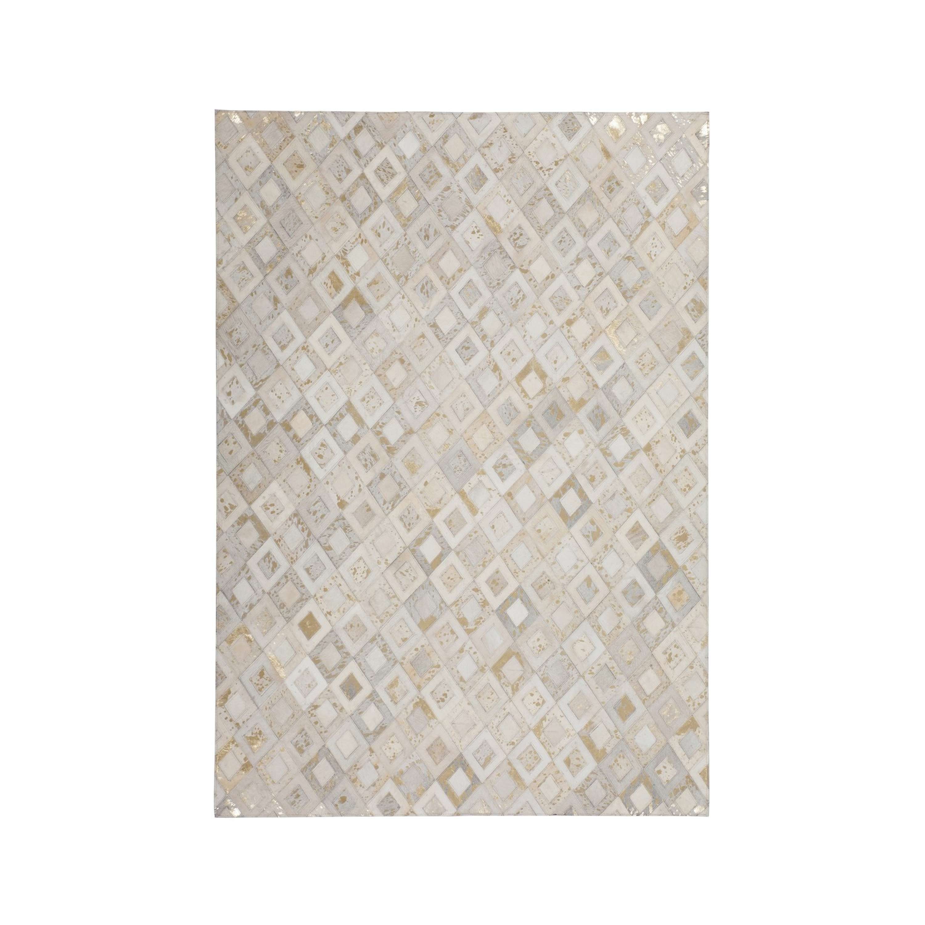 Qiyano Teppich Flachflorteppich Iriata 100 Gold 80 x 150 cm, Höhe: 80 mm