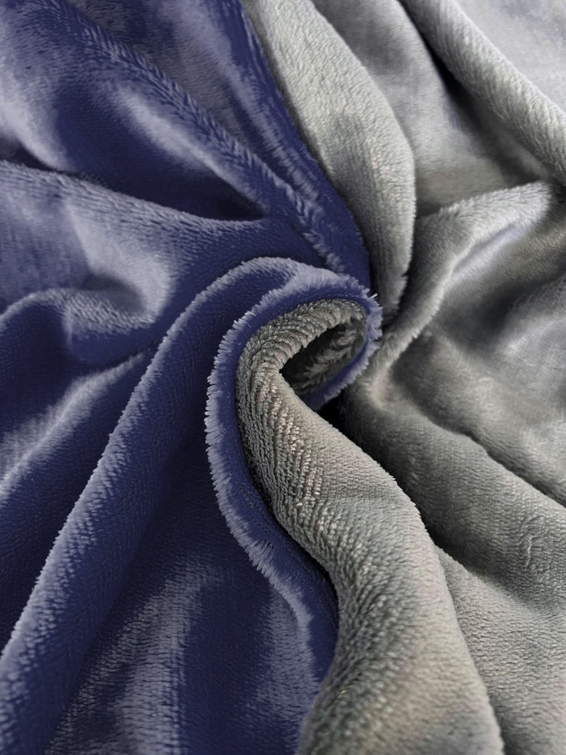 Leonado Vicenti Bettwäsche Winter Teddy Plüsch, Fleece, 2 teilig, Flauschig warmes Cashmere Touch, Einfarbig