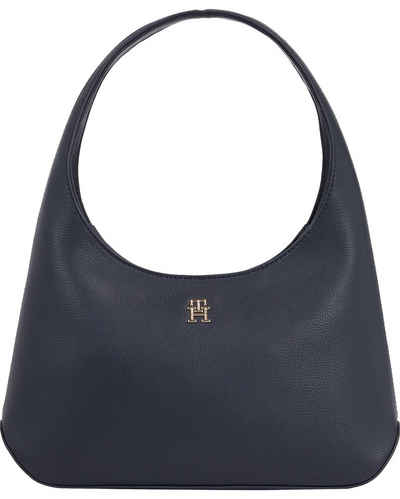 Tommy Hilfiger Schultertasche HILFIGER STAPLE SHOULDER BAG, mit TH-Monogramm vorne