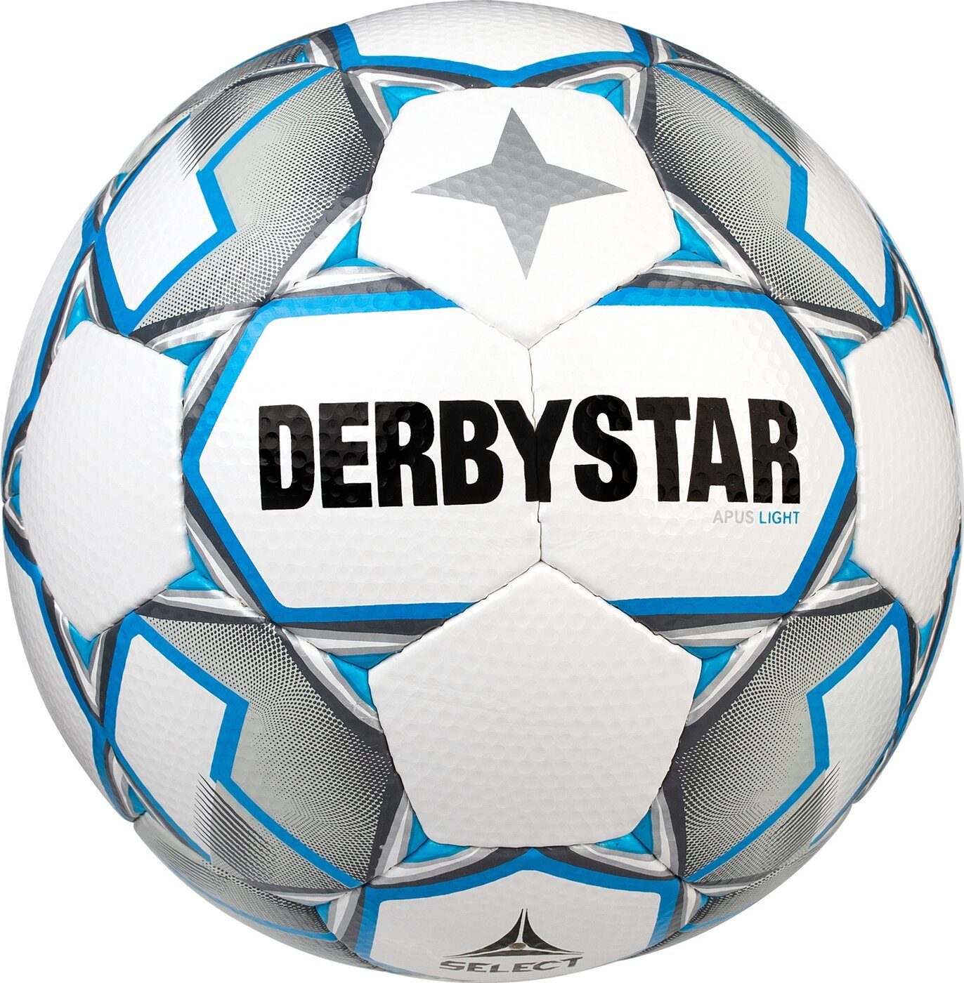 Derbystar Fußball Light V20 WEIß Apus GRAU BLAU