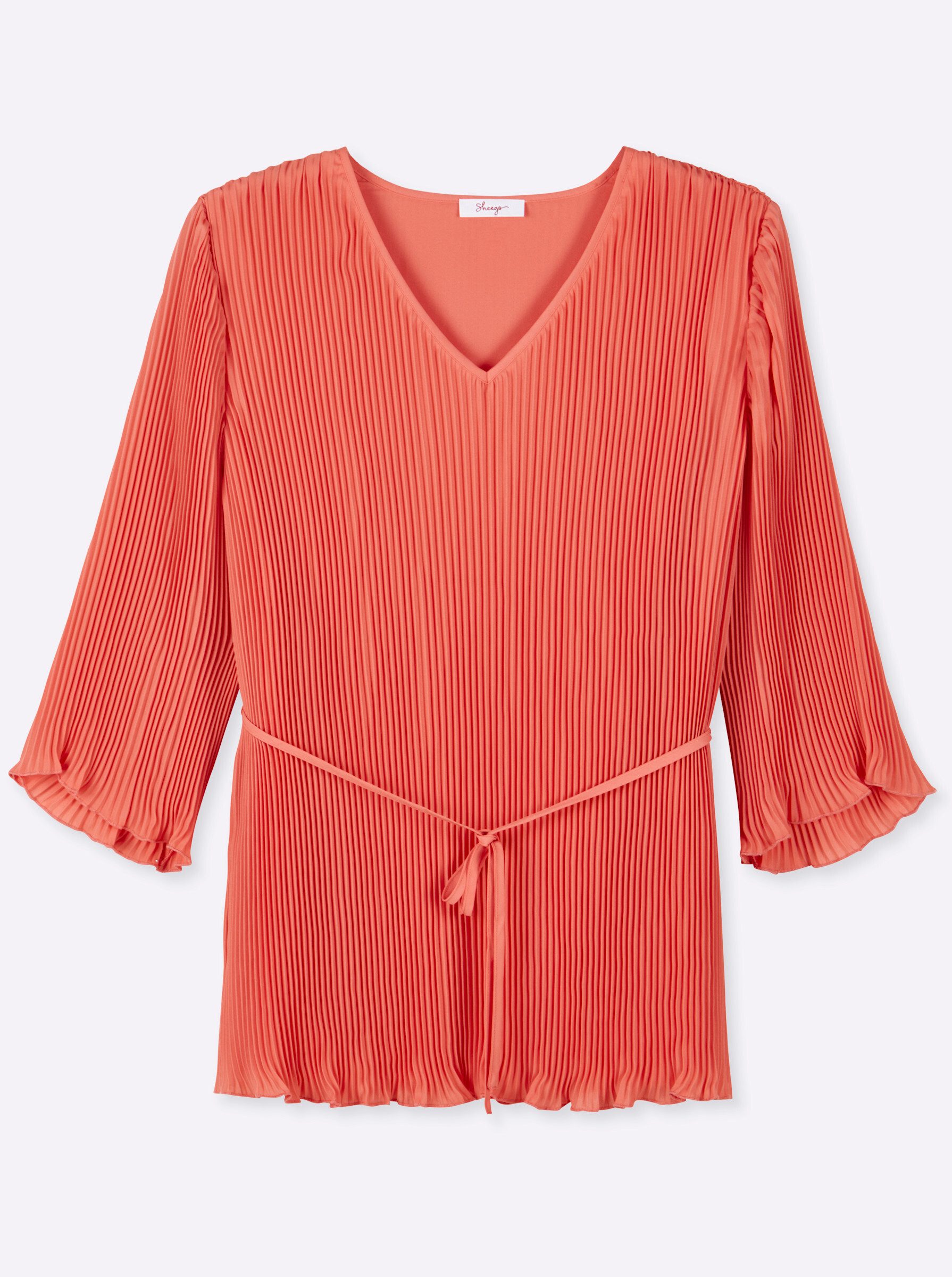 Klassische Bluse Tunika 3/4-Arm