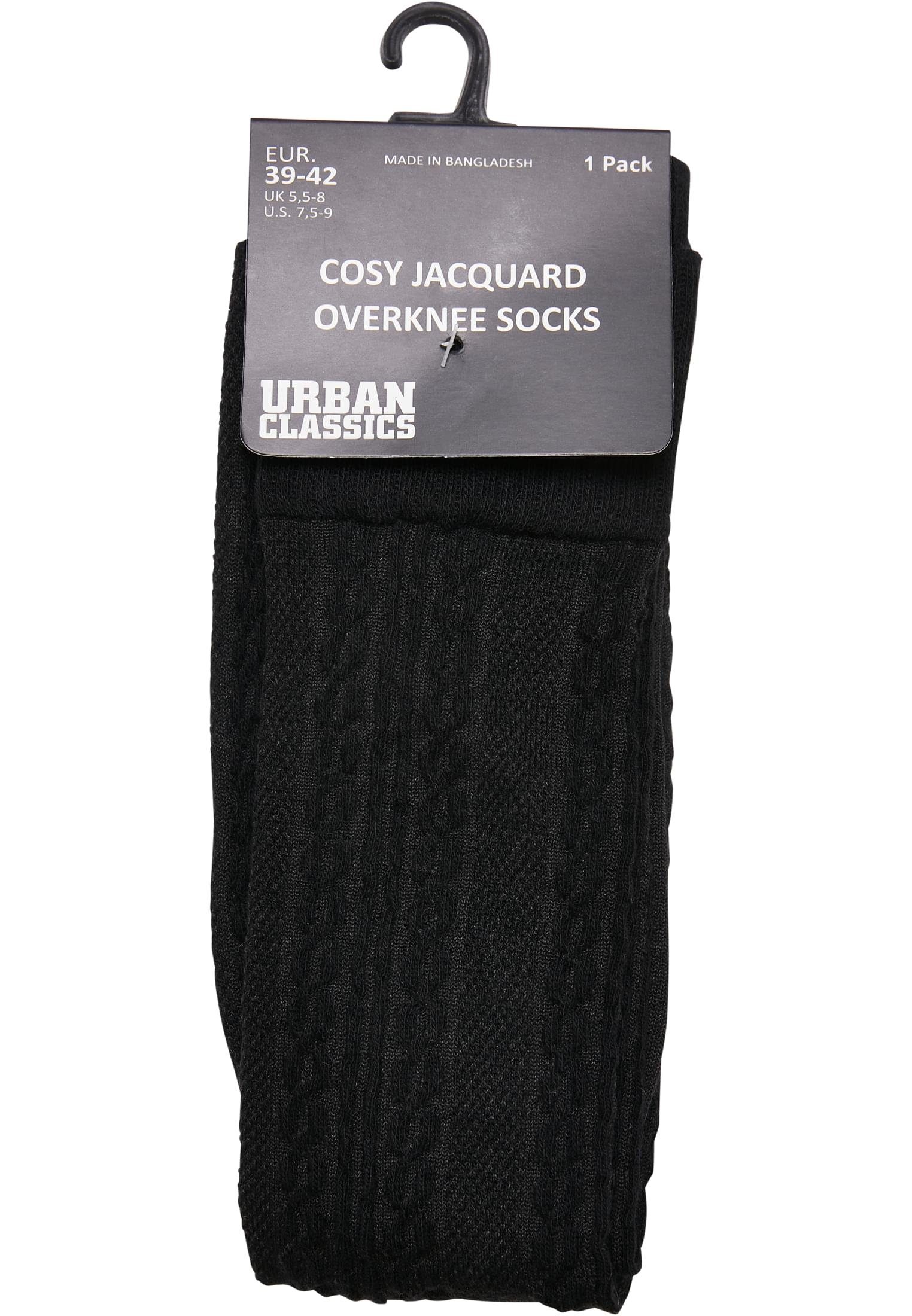 Cosy Accessoires CLASSICS (1-Paar) Freizeitsocken URBAN Socks Overknee Jacquard
