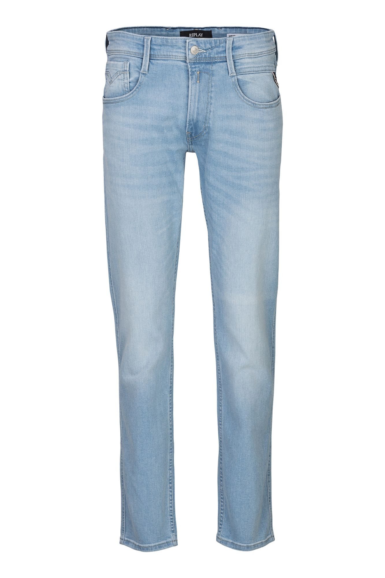 Replay Slim-fit-Jeans ANBASS - 10.5 OZ DARK INDIGO SUPER STRETCH DENIM günstig online kaufen