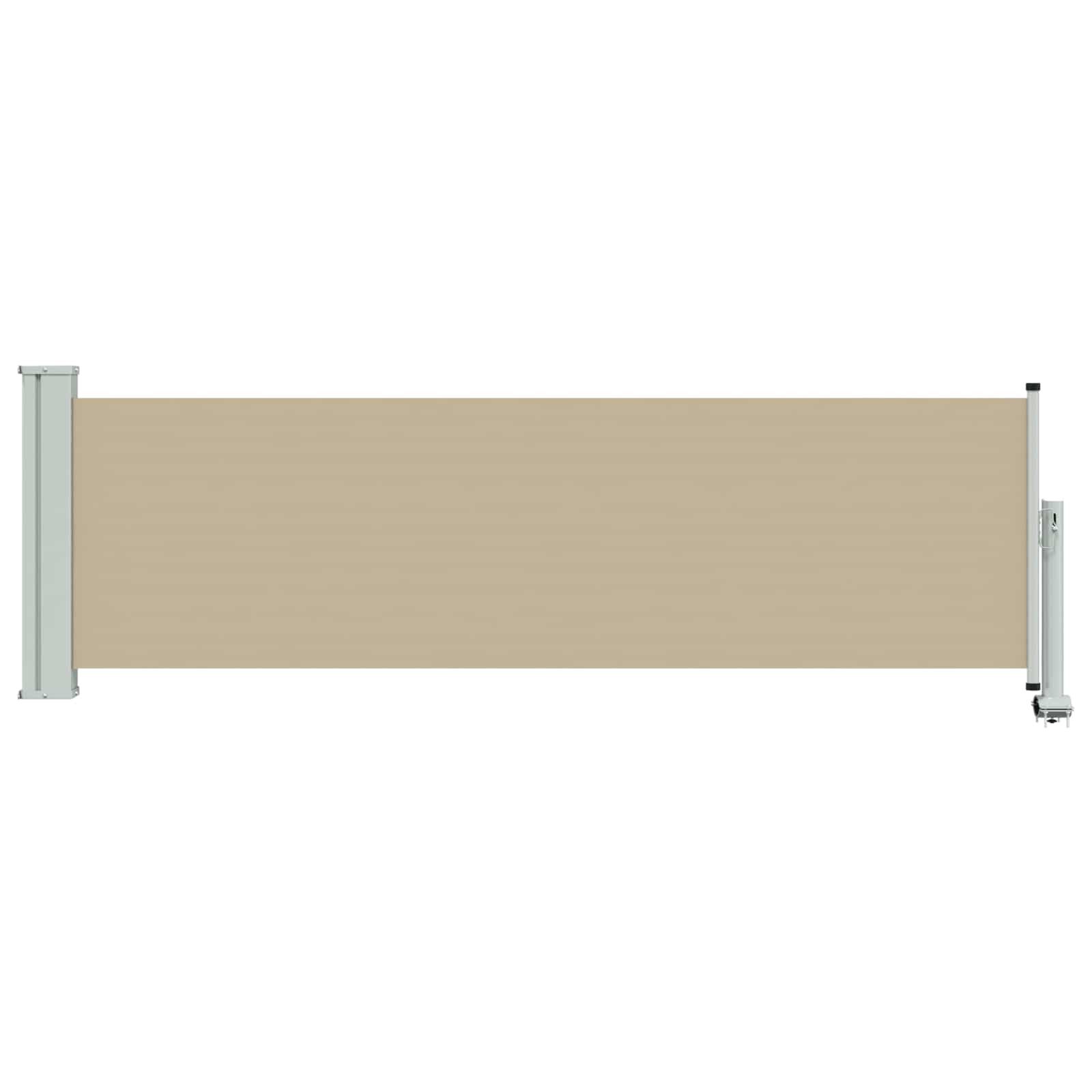 vidaXL Seitenmarkise Seitenmarkise 100 x 300 cm 100% Polyester Eisen Stahl (1-St)