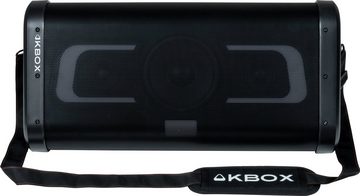 BigBen PARTY Kbox IP AU387056 Party-Lautsprecher (Bluetooth, 20 W, mit Lichteffekten, kabellos, inkl. 2 Mikrofone)