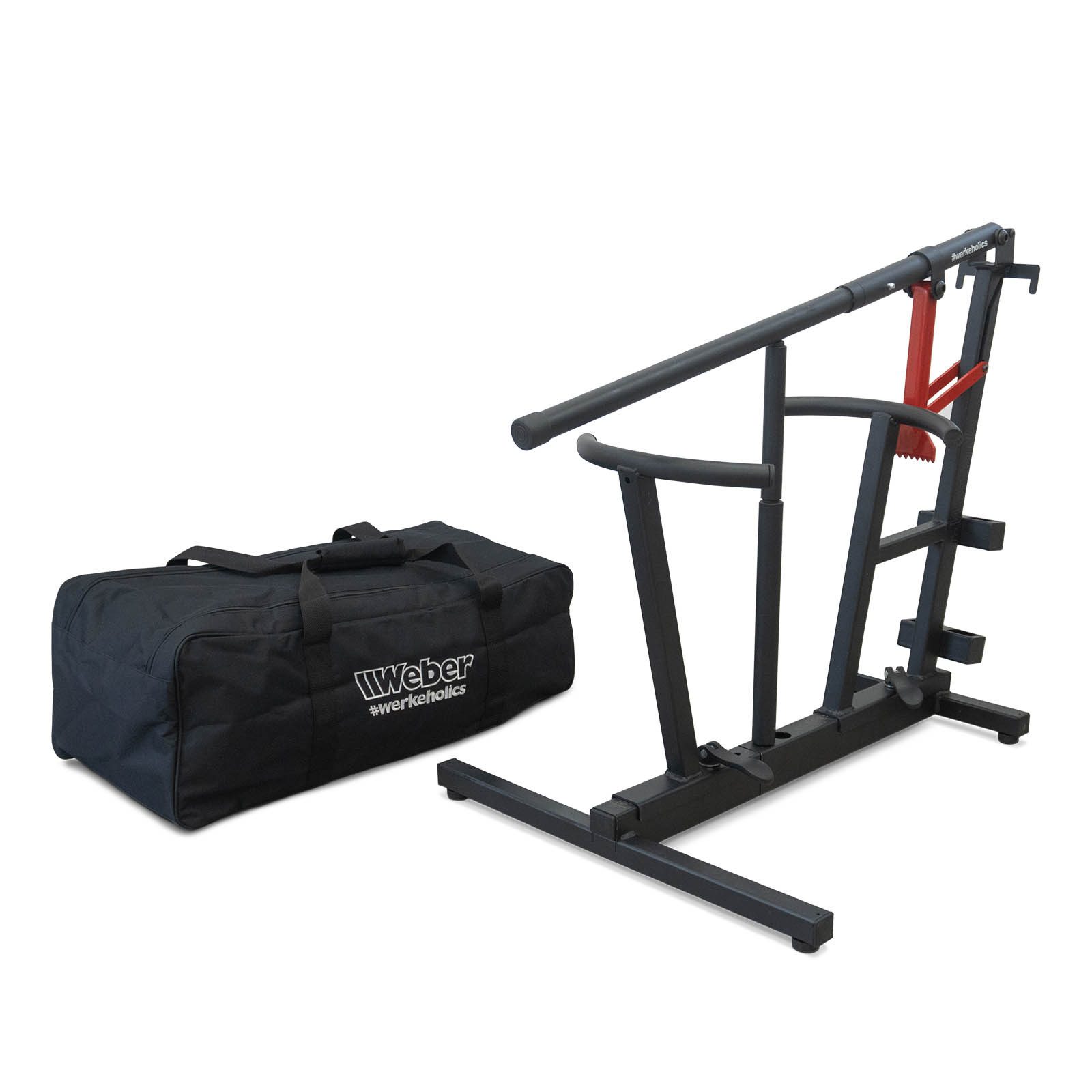 Weber GmbH Reifenmontagemaschine Montagegerät für Motorradreifen, inklusive Tragetasche, für Motorradreifen von 16-21 Zoll