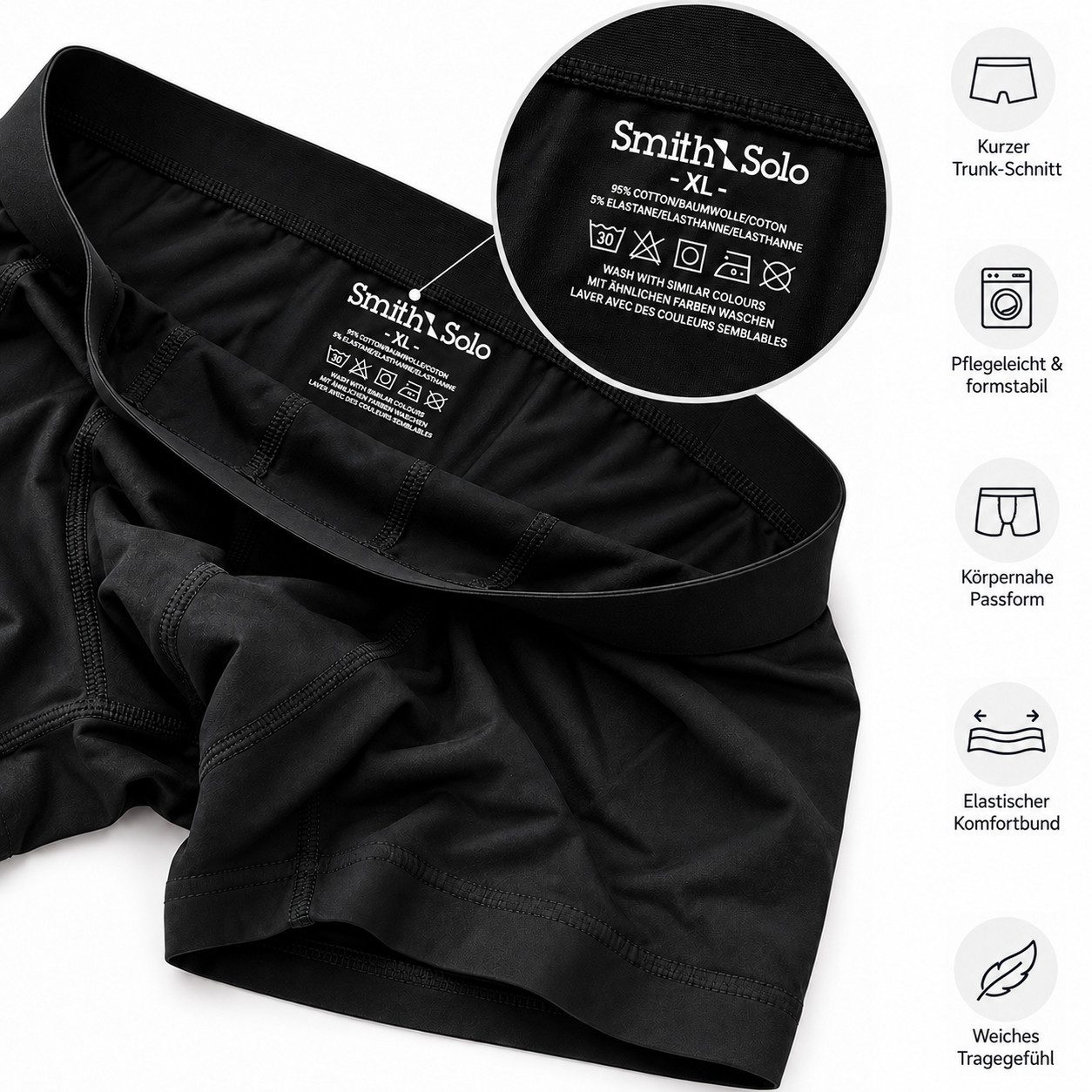 S&S Boxershorts Boxer Herren Baumwolle Unterhosen Männer (Set, 3-St., 3 er, 6er) – Bild 3 von 5