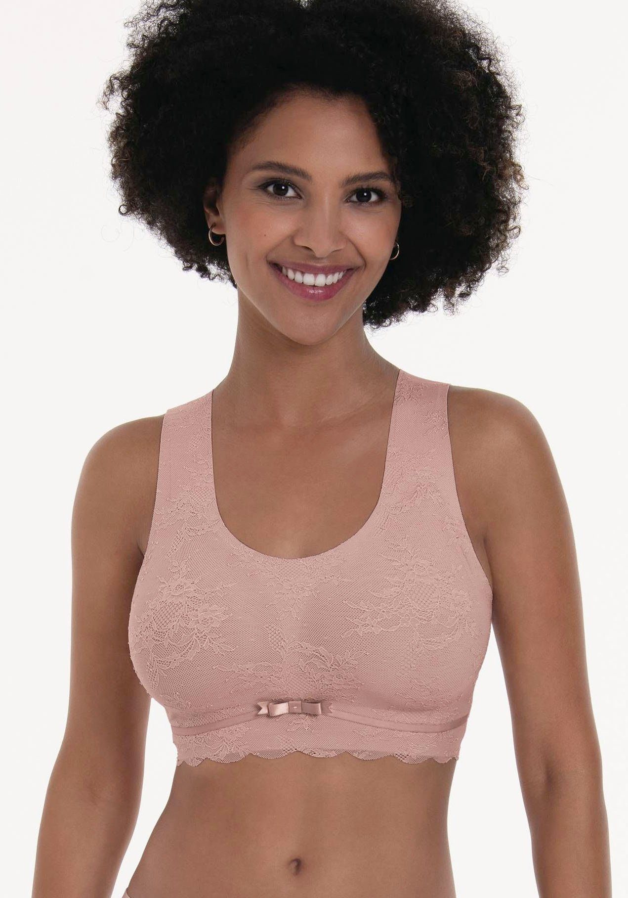 1886 Schale Schale Bralette herausnehmbarer Anita mit since rosewood vorgeformt Essentials mit Lace