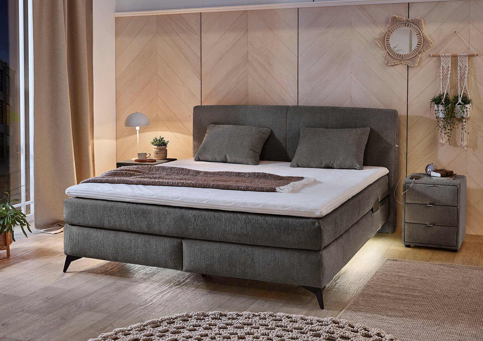 Jockenhöfer Gruppe Boxspringbett "Kira in den Breiten 160x200 & 180x200cm", günstig online kaufen