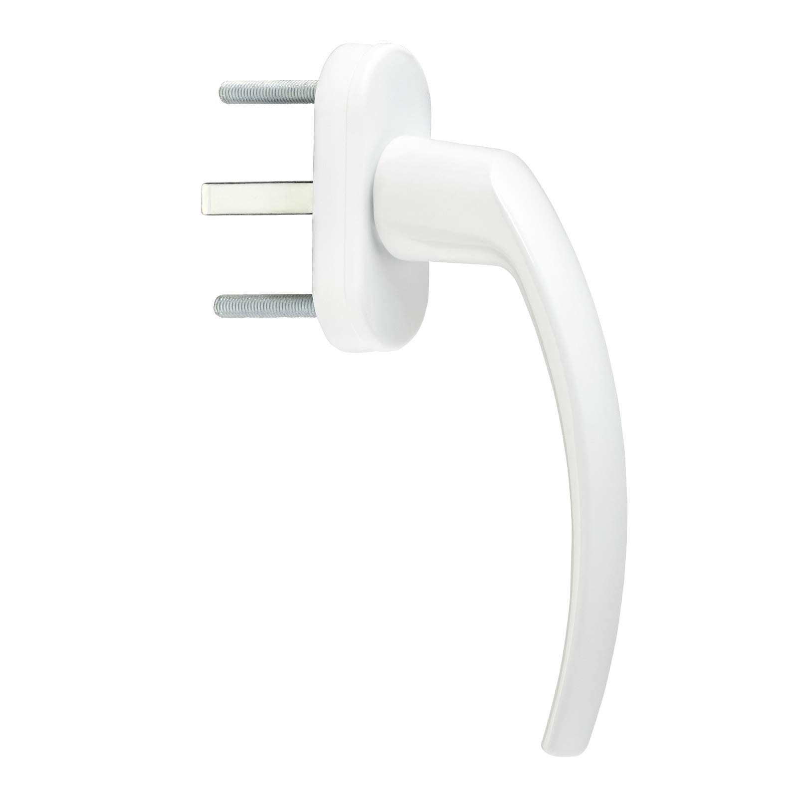 SO-TECH® Fenstergriff mit 45° Raster weiß Aluminium Terrassentürgriff Raste günstig online kaufen