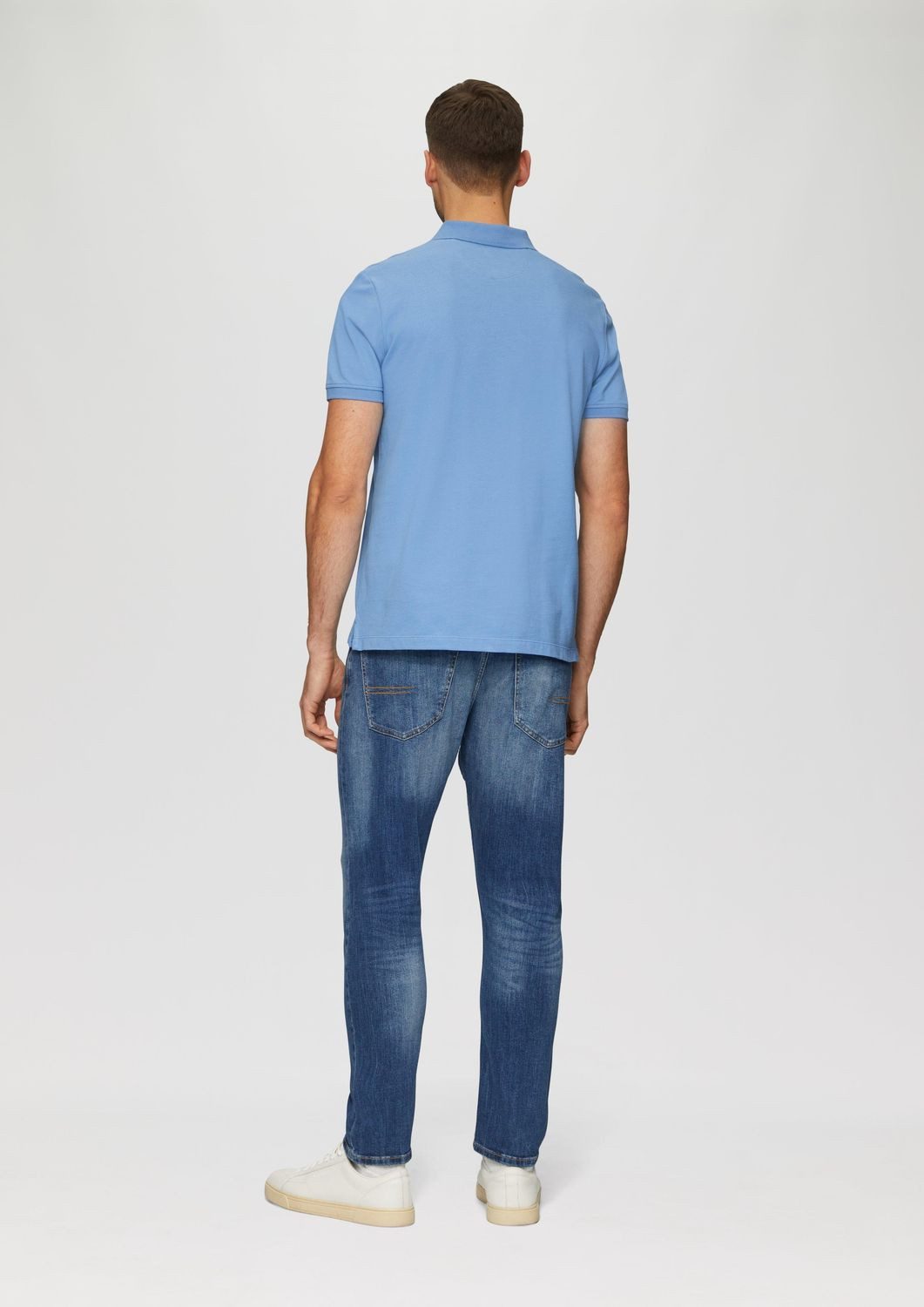 s.Oliver Poloshirt Poloshirt Kragen, Knopfleiste, kurzarm