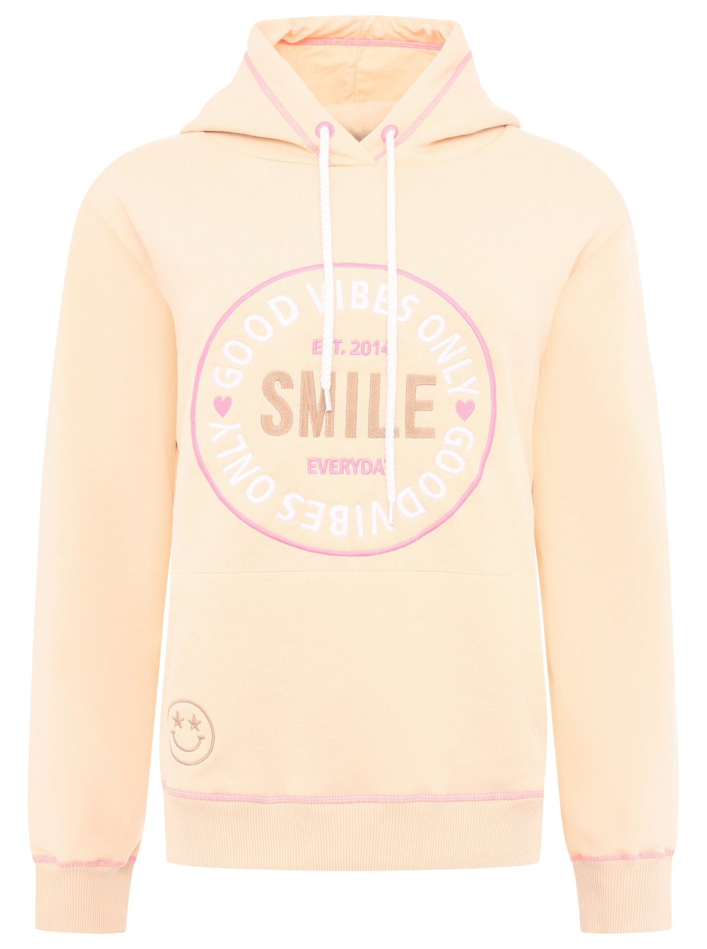 Zwillingsherz Hoodie Smile - Good Vibes günstig online kaufen