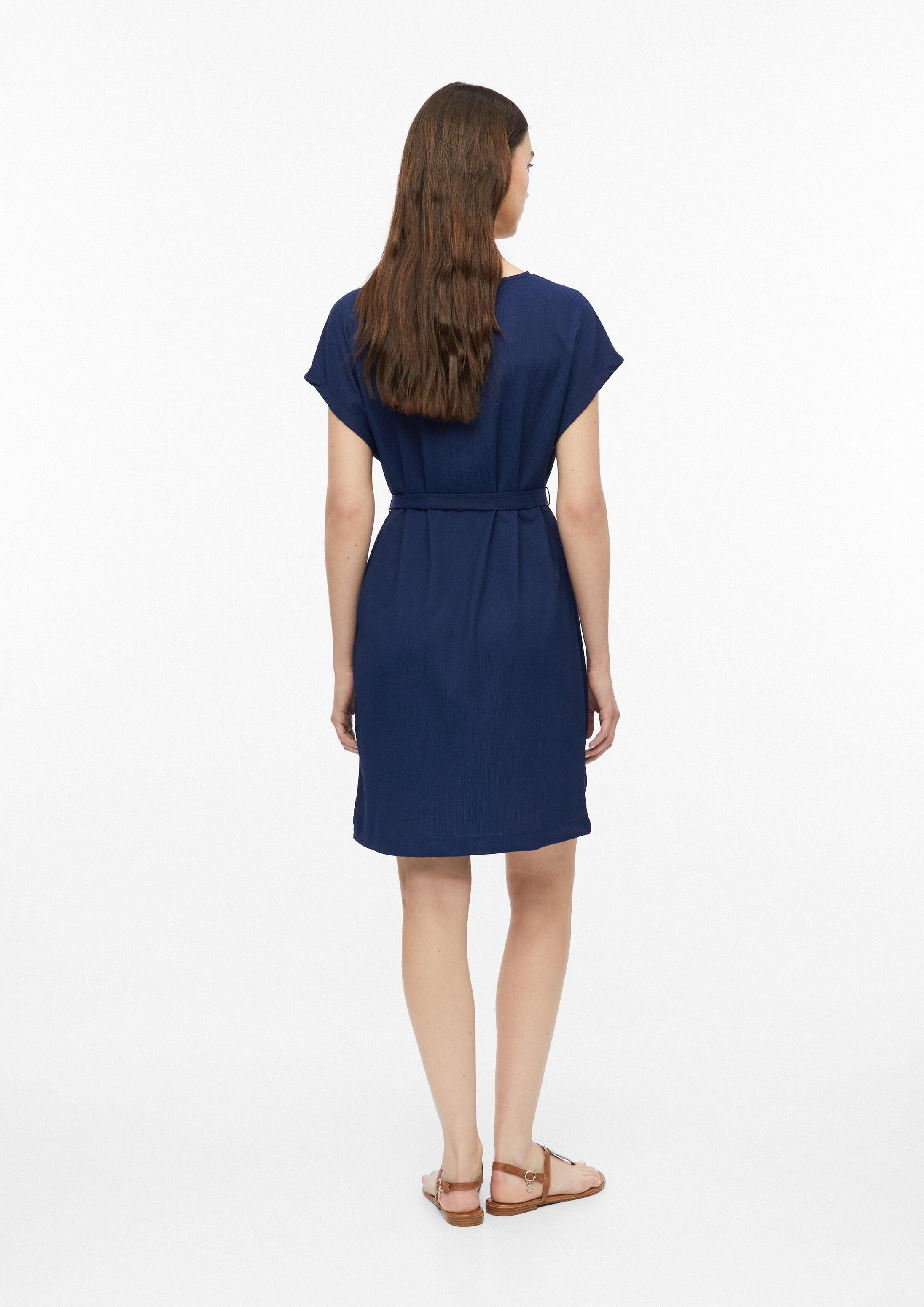 s.Oliver Minikleid Kleid Strukturiertes Jersey-Kleid im Relaxed Fit