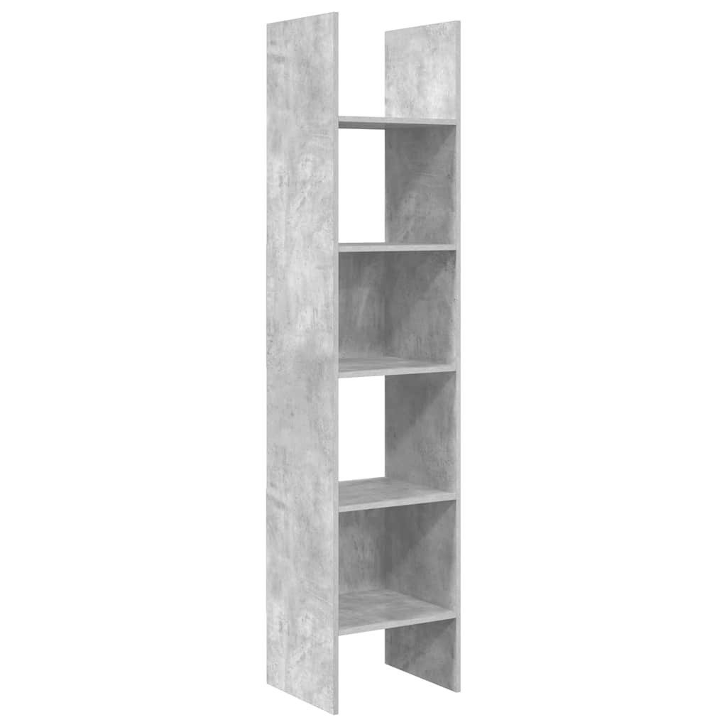 vidaXL Bücherregal Bücherregal Betongrau 40x35x180 cm günstig online kaufen
