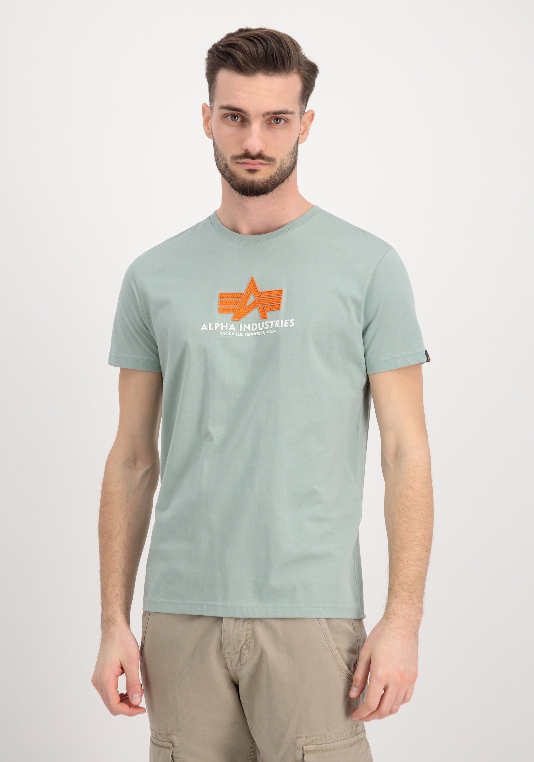 Alpha Industries T-Shirt ALPHA INDUSTRIES Men - T-Shirts Basic T Rubber