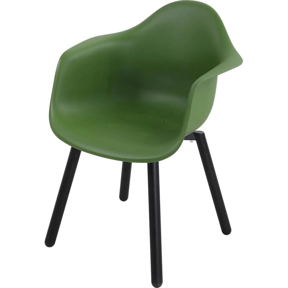 Lesli Living Esszimmerstuhl 4 Stück Stuhl Esszimmerstuhl Schalenstuhl Montreux grün