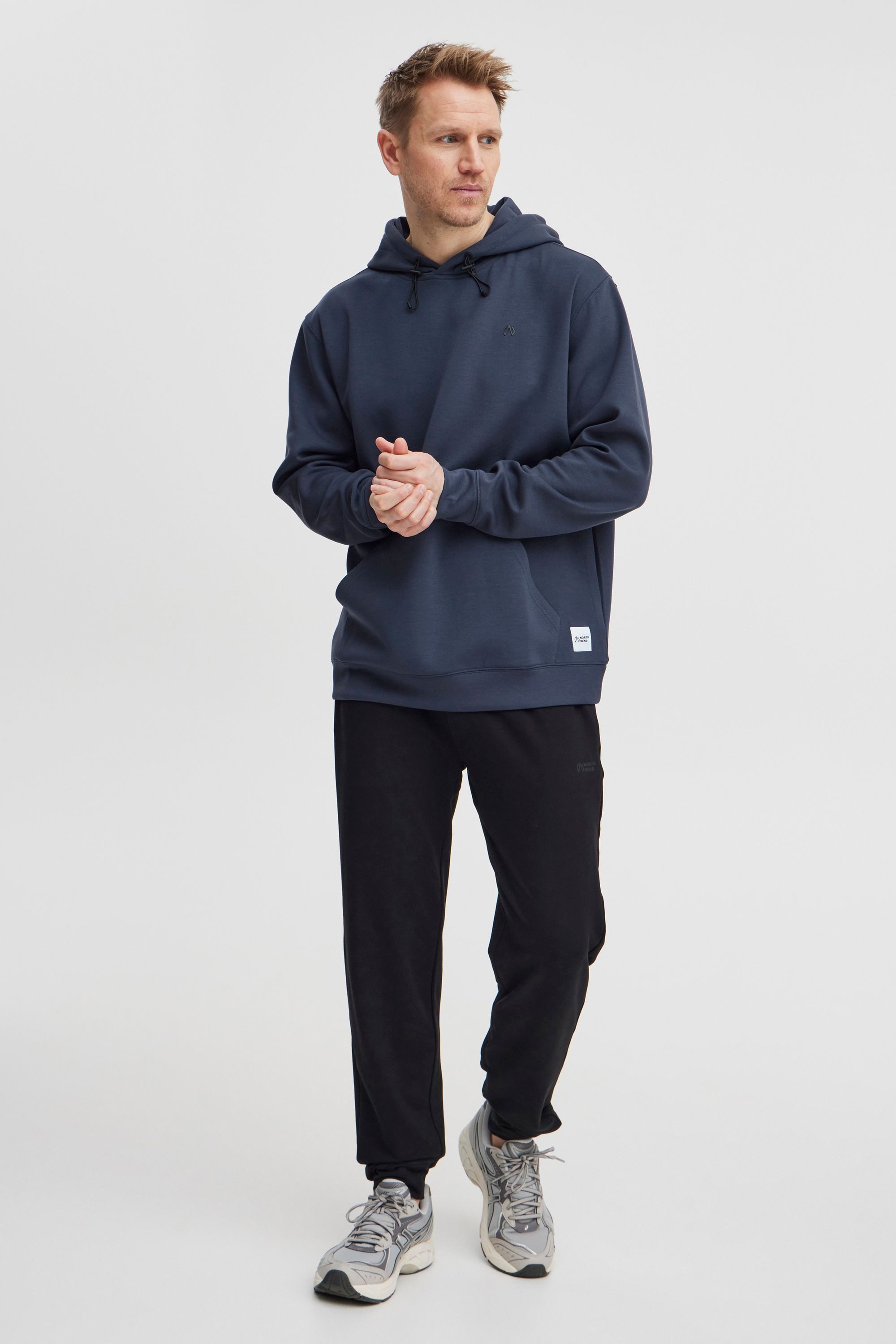 North Bend Sweatshirt NBTamino M Sportlicher Sweathoodie mit Kängurutasche