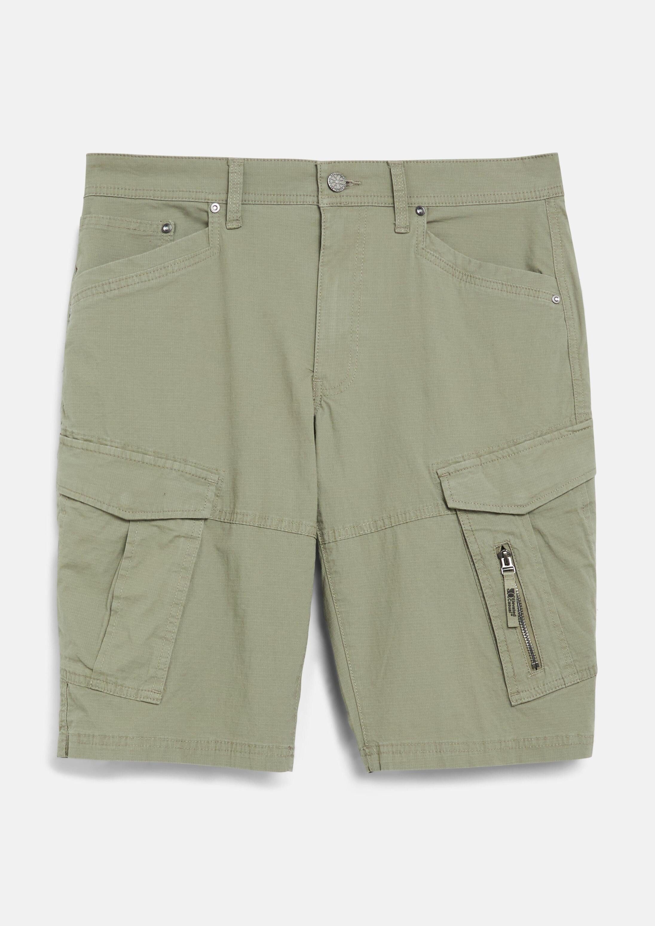 s.Oliver Shorts Bermuda Strukturierte Bermuda mit Cargo-Taschen