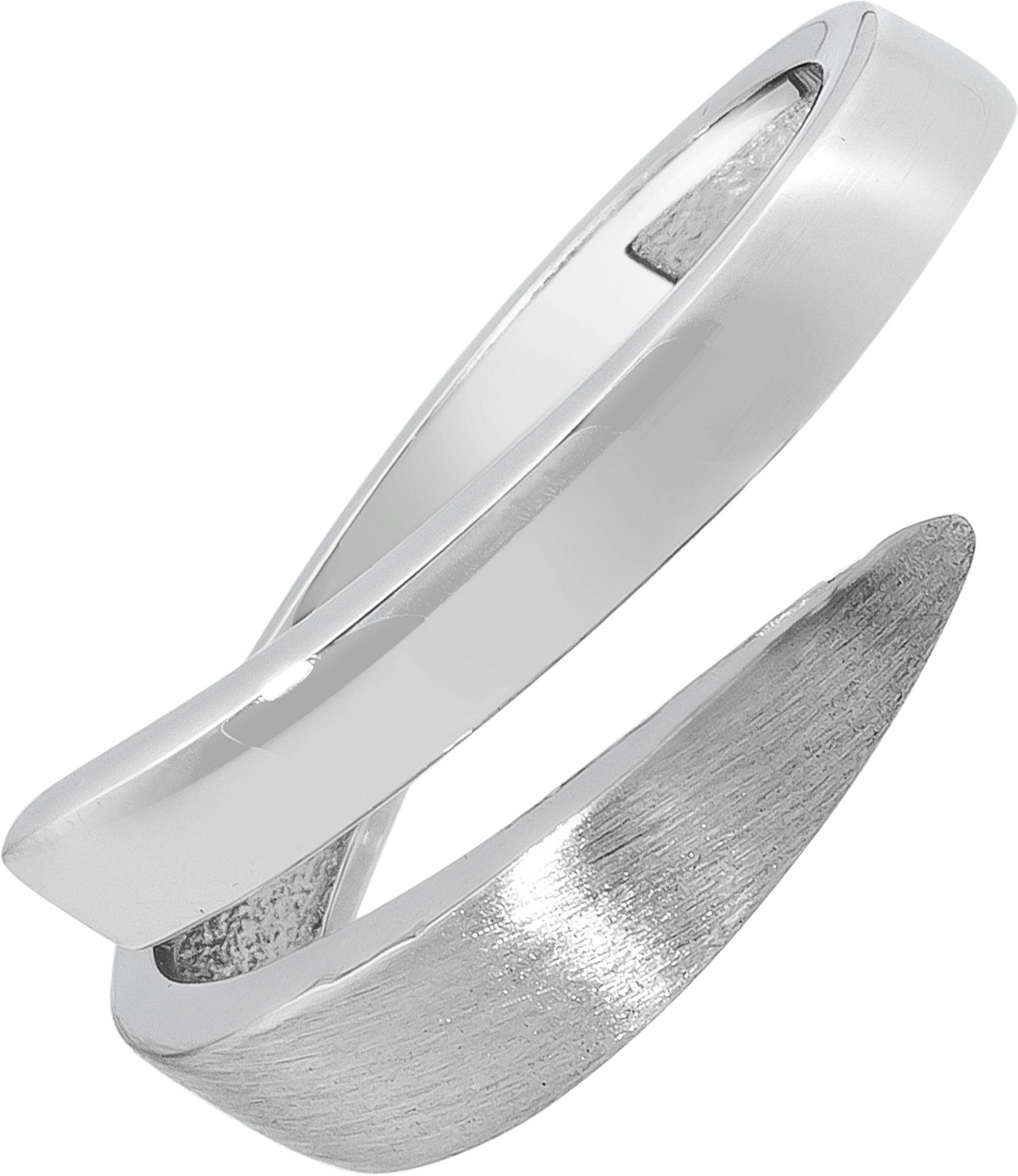 Balia Silberring Balia Ring für Damen mit matter und (Fingerring), Fingerring Größe 60 (19,1), 925 Sterling Silber (Klassisch) Silber 925