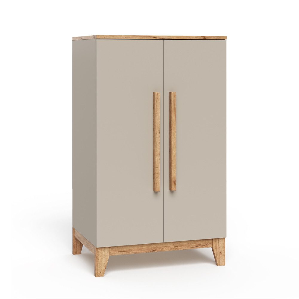 VitaliSpa® Kleiderschrank Malia, Cashmere/Artisan/Artisan, 70 x 120 cm (1-St)