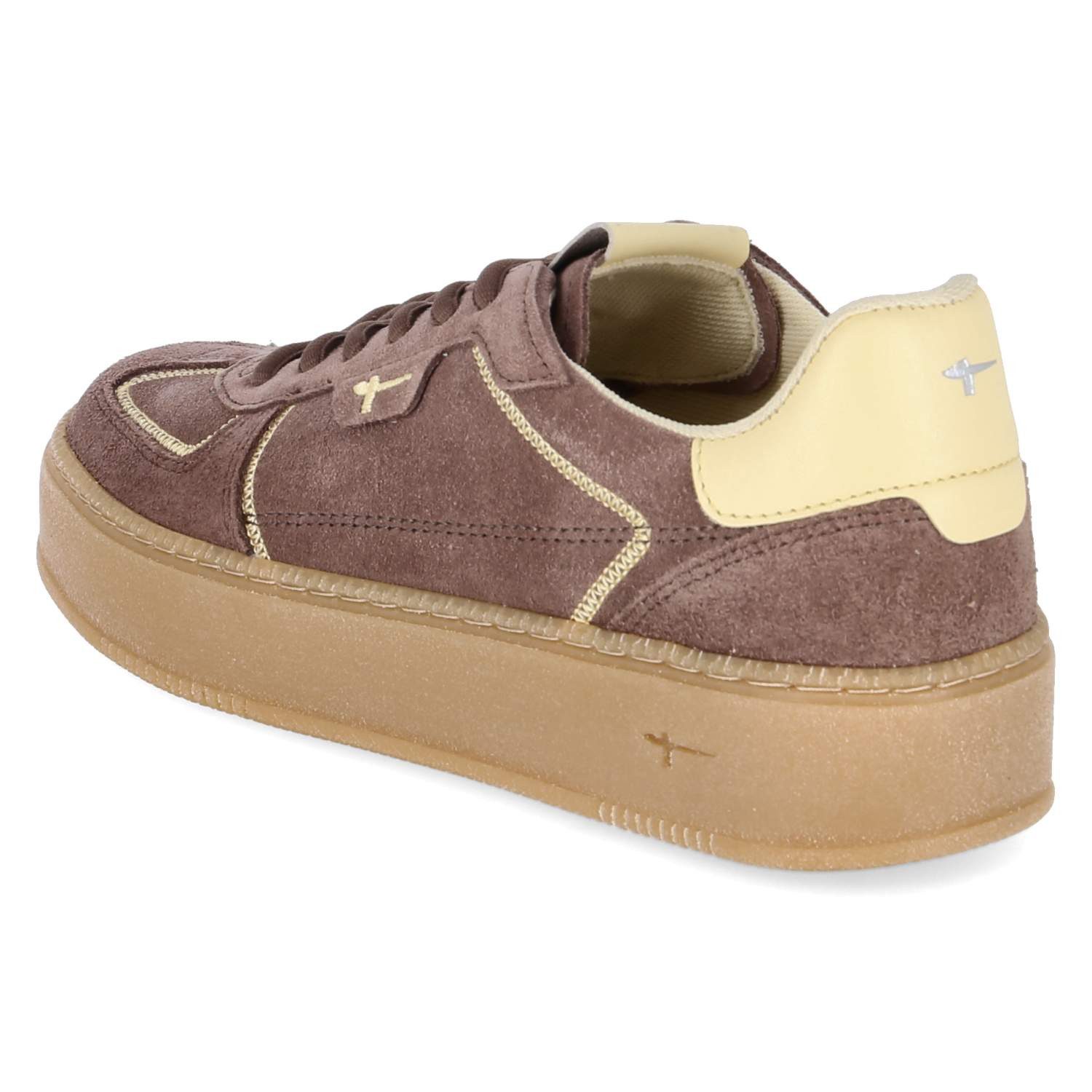 Tamaris Tamaris 1-23792-46-304 Damen Rauleder taupe Schnürschuh
