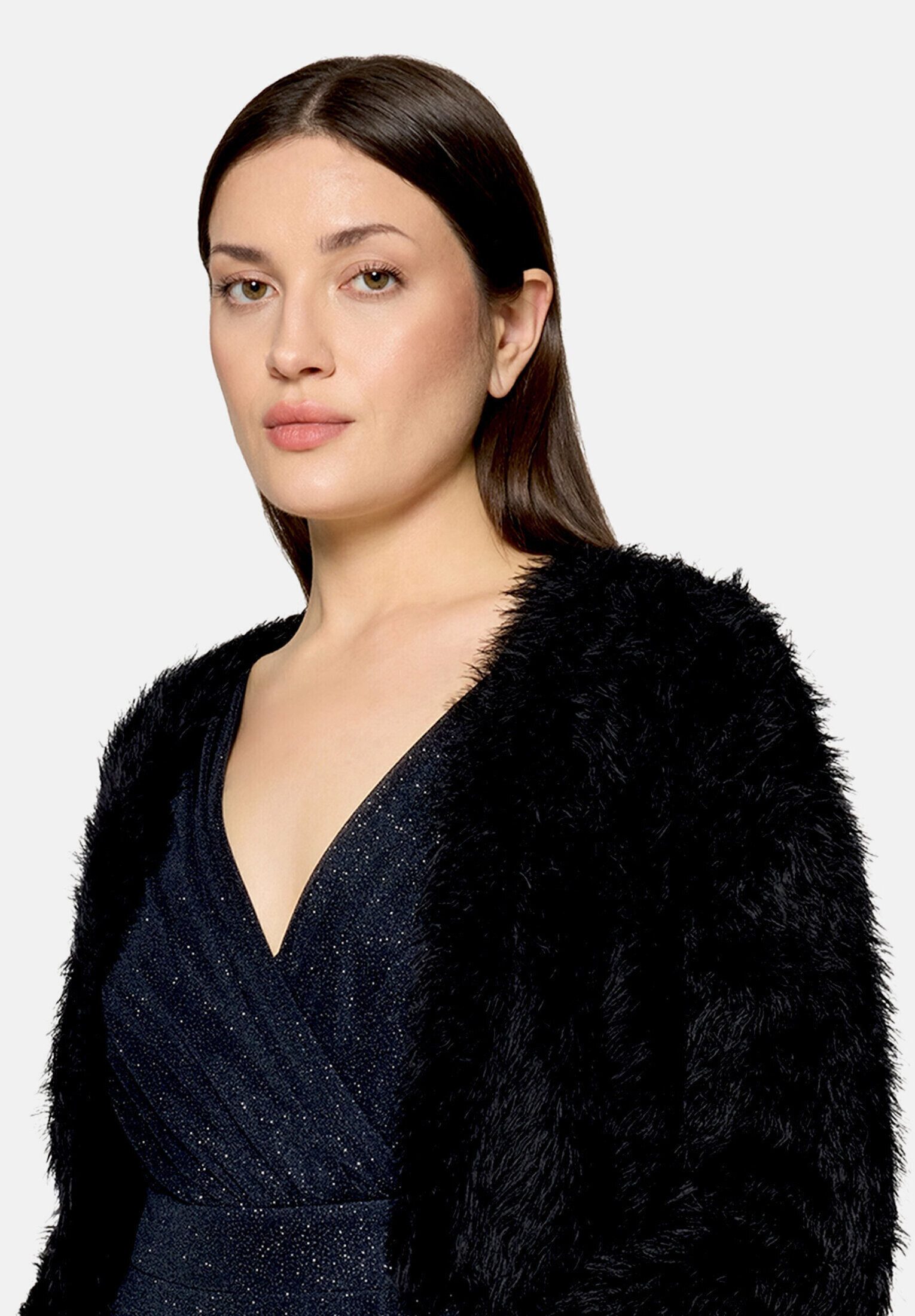 Vera Mont Strickjacke Damen mit Struktur (1-tlg) Struktur