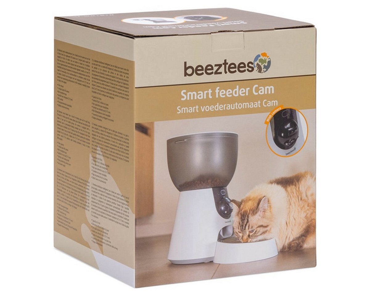 Thumbnail - Beeztees Futterbehälter Smart Feeder Katze mit Kamera weiß