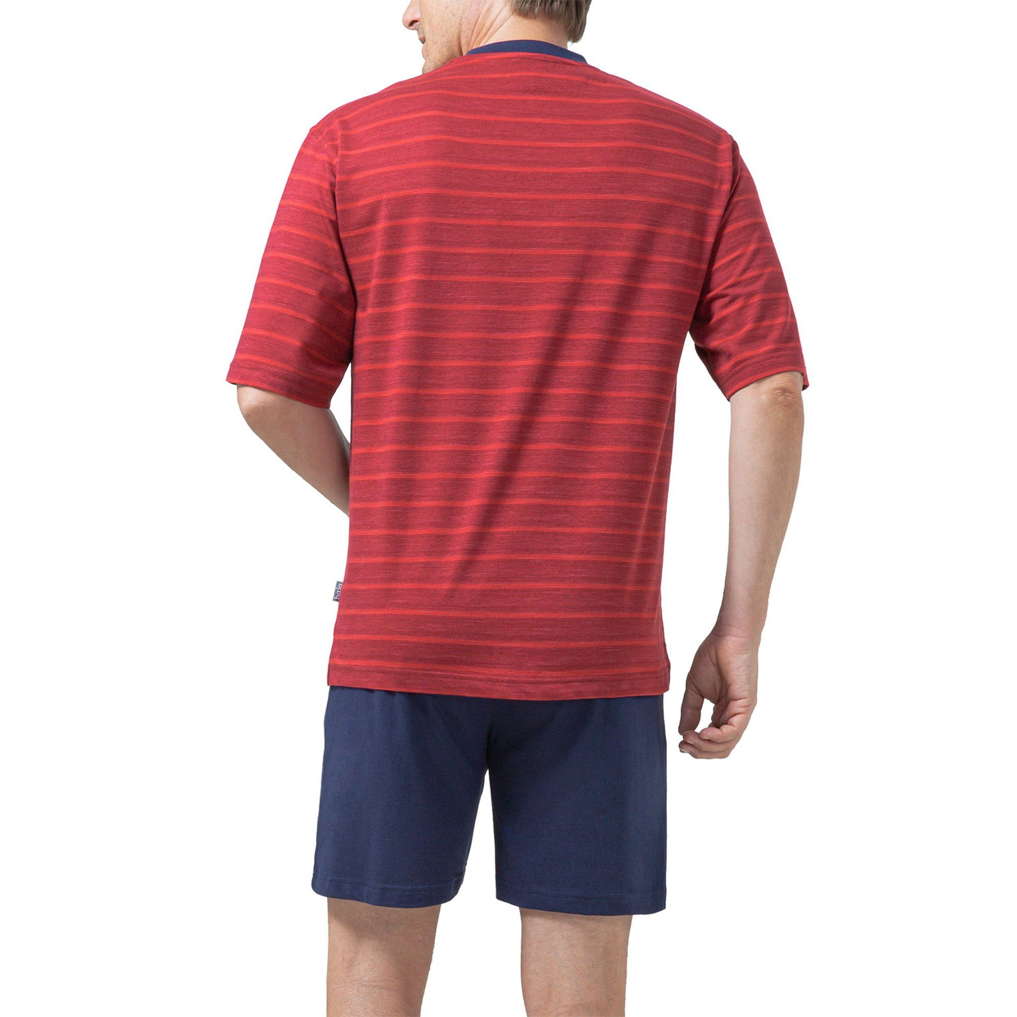 Hajo Pyjama Herren Pyjama Baumwolle (2 tlg)