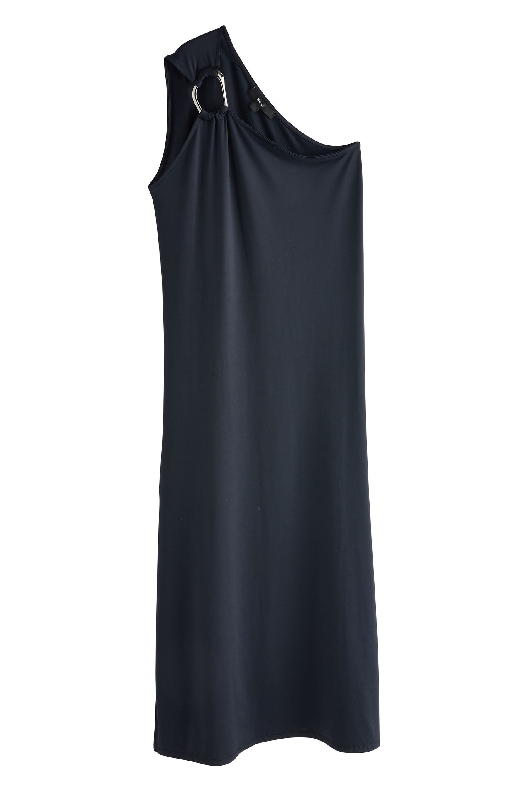 Next Midikleid One-Shoulder-Midikleid mit silberfarbenem Beschlag günstig online kaufen