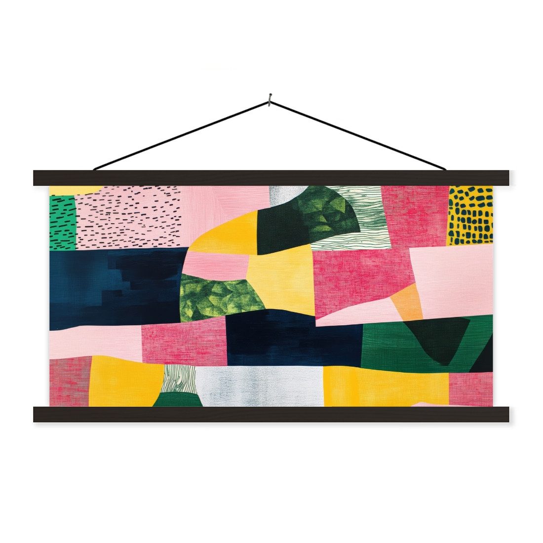 MuchoWow Poster Abstrakt - Rosa - günstig online kaufen