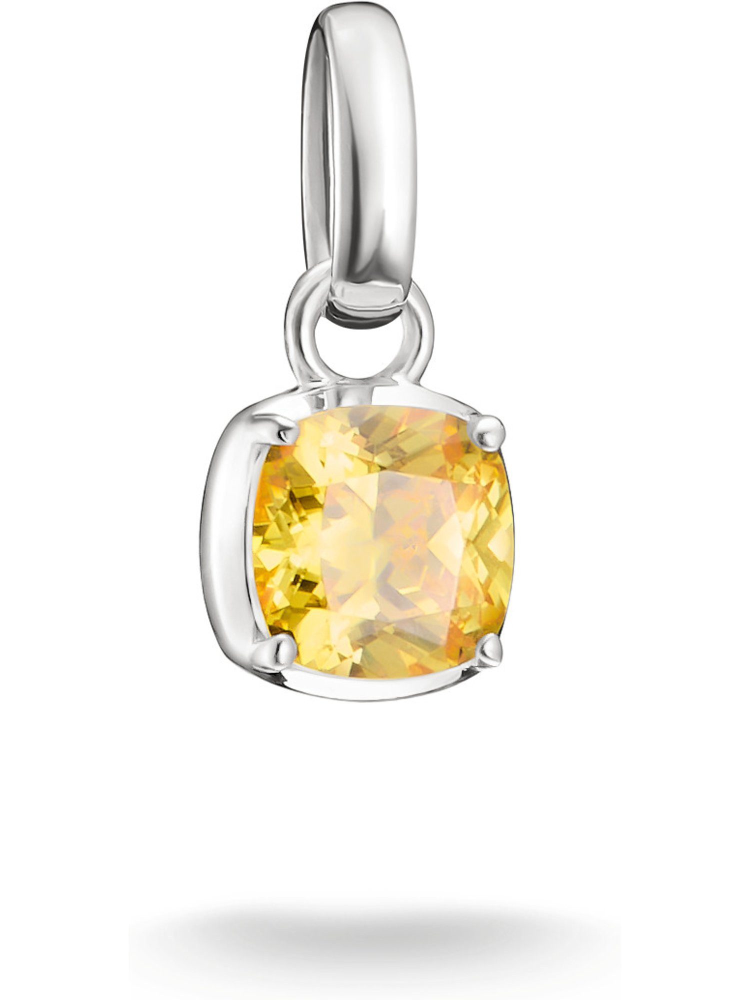 THOMAS SABO Kettenanhänger Thomas Sabo Unisex-Charm 925er Silber Farbstein