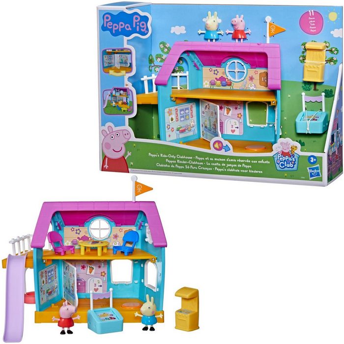 Hasbro Spielwelt Peppa Pig Peppas Kinder-Clubhaus mit Sound