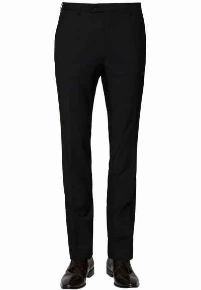 Carl Gross Anzughose schwarz regular fit (1-tlg., keine Angabe)