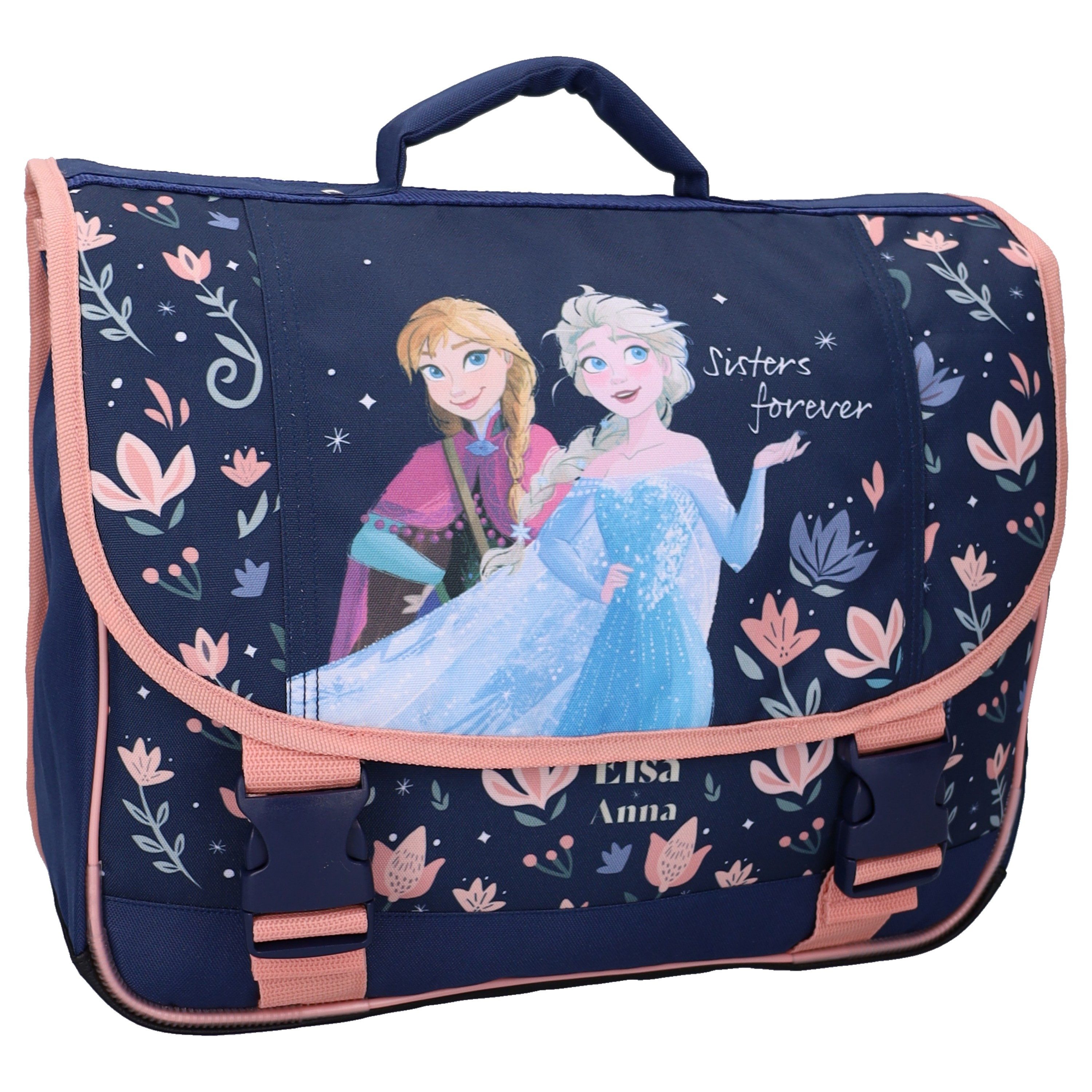 Disney Frozen Kinderrucksack Louder Than Love Mädchenrucksack mit zwei Fächern und Motiv