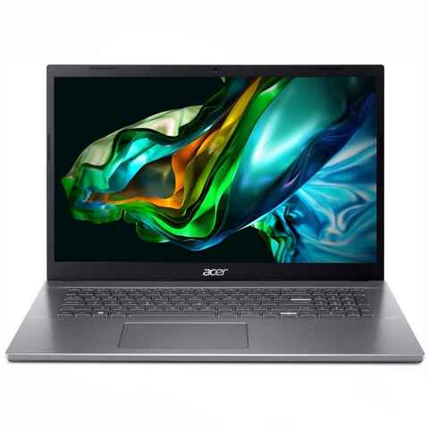 Acer Aspire A517-53, 16GB RAM, Notebook (44,00 cm/17.3 Zoll, Intel Core i5 12450H, UHD Grafik, 500 GB SSD, Windows 11 Pro 64Bit + MS Office 2021 Plus, Beleuchtete Tastatur)