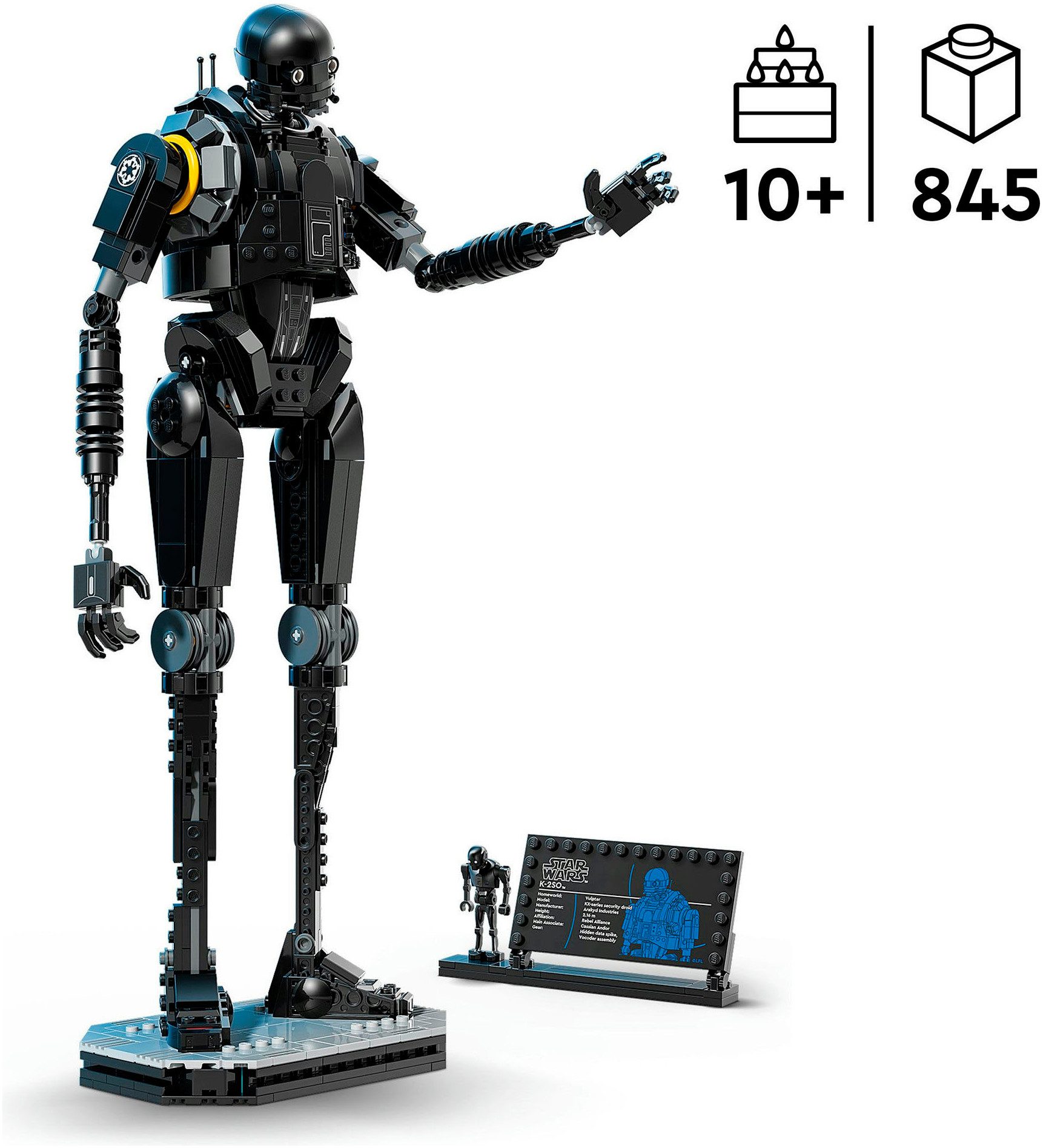 LEGO® Sicherheitsdroide K-2SO (75434), LEGO Star Wars™ Konstruktionsspielsteine, (845 St), Made in Europe