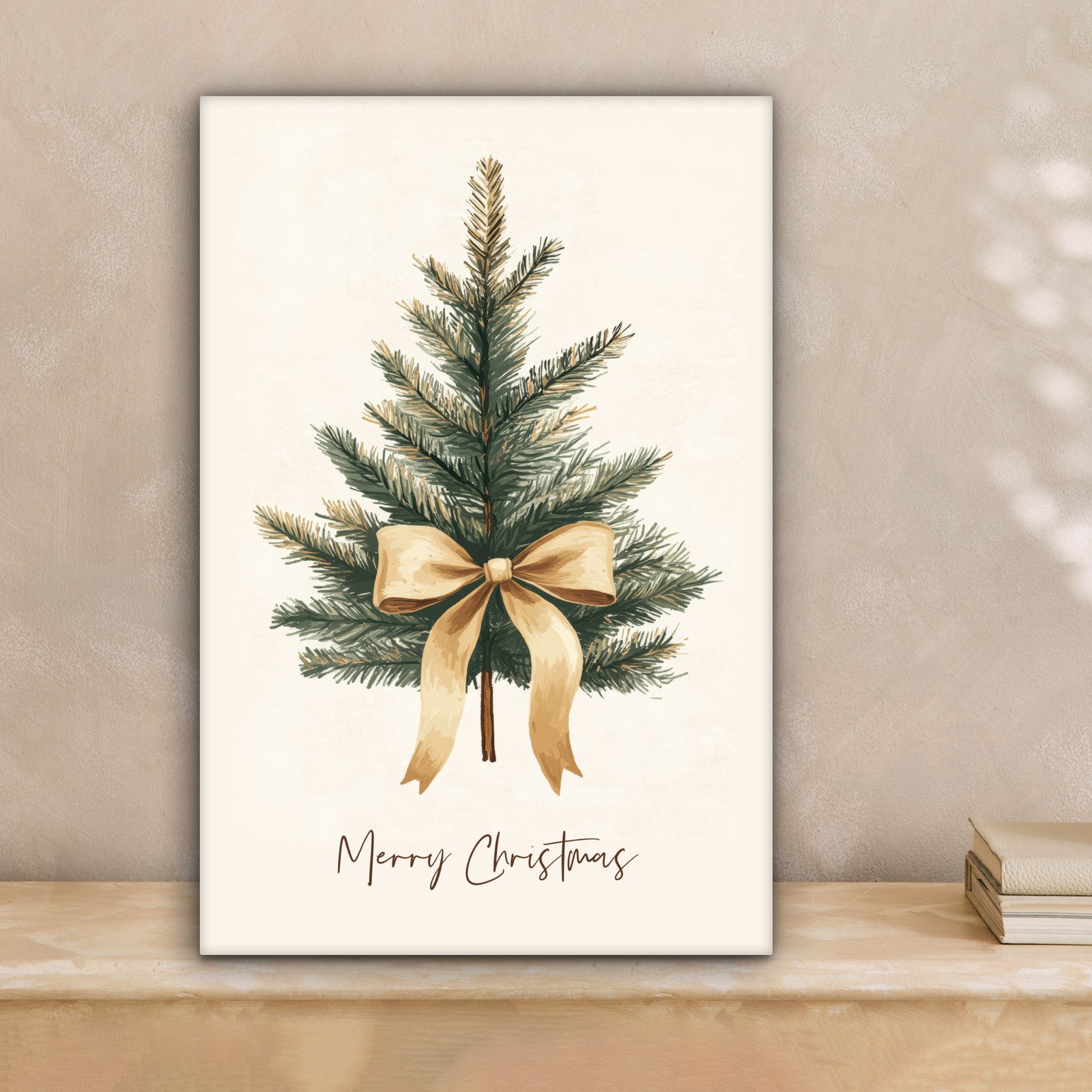 OneMillionCanvasses® Leinwandbild Weihnachtsbaum - Weihnachten - Frohe Weih günstig online kaufen