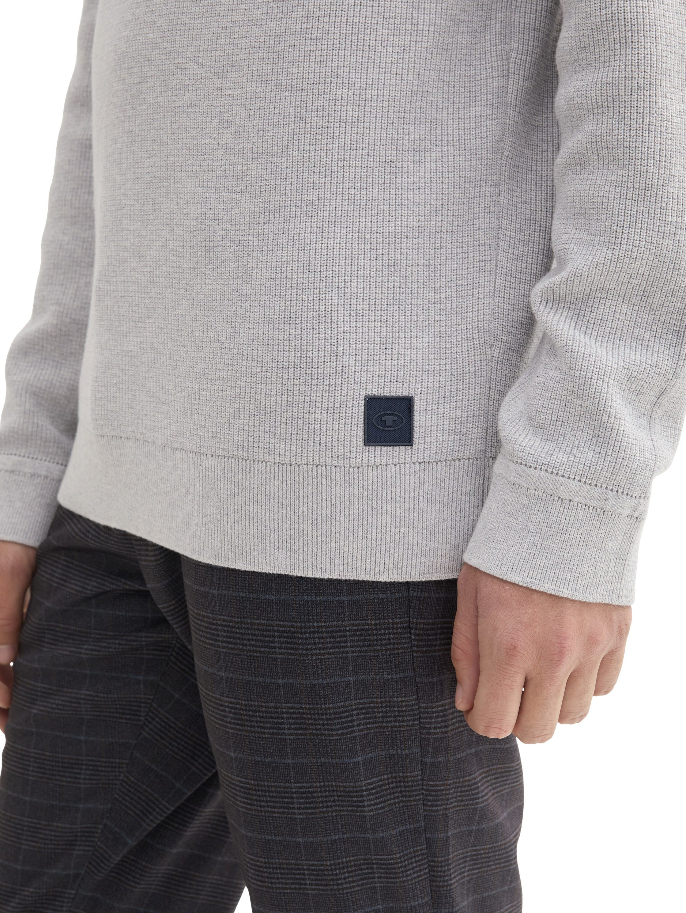 TOM TAILOR Troyer in Feinstrick-Optik