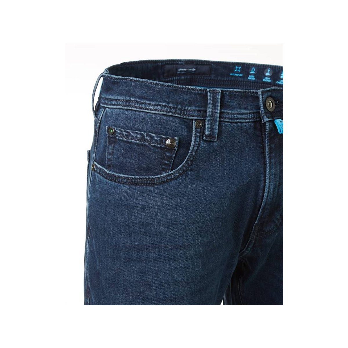 Cardin 5-Pocket-Jeans (1-tlg) Pierre uni