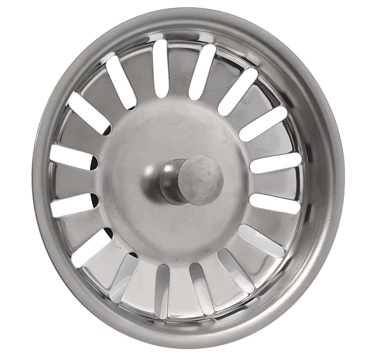 PROKIRA Küchensieb Siebkorb wie Blanco (901991) 3,5 Zoll Ablaufschlitze 16