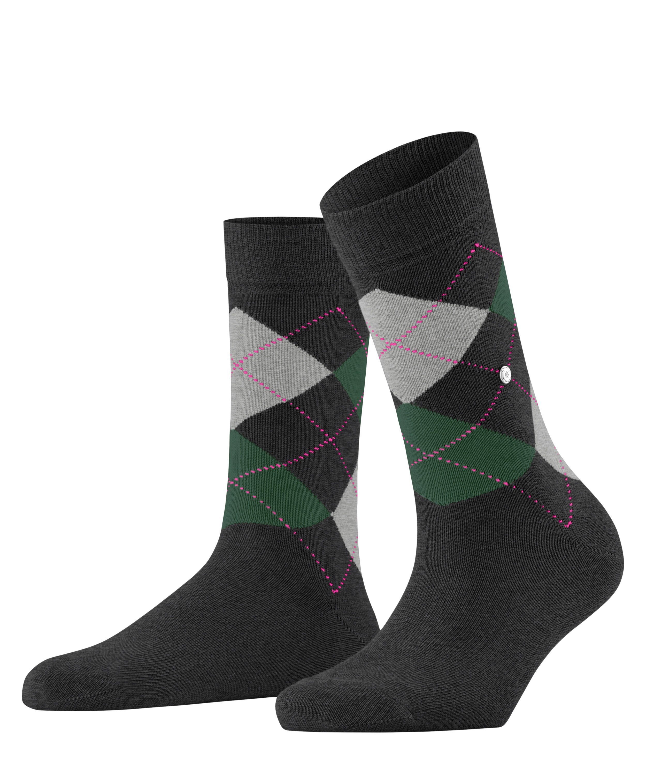 Burlington Socken Queen (1-Paar) lava gray (3989) | Wintersocken